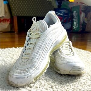 MENS NIKE AIR MAX 97s SIZE 10.5 PREOWNED *PRICED ACCORDING TO CONDITION*